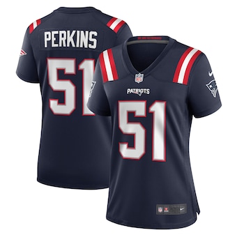 womens nike ronnie perkins navy new england patriots game je